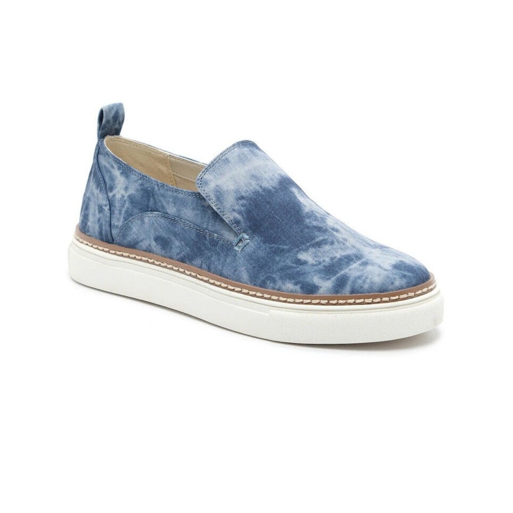 CROWN VINTAGE KAIDE SLIP-ON sneakers flats loafers women blue 9 M